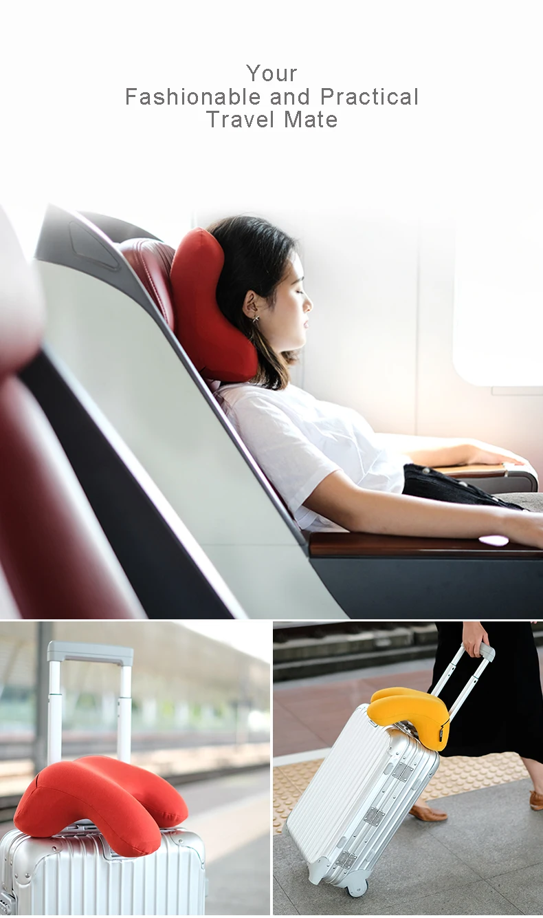 Hnos Cervical Contour Orthopedic Neck Pillow Headrest Car Pillow Patent Head And Neck Pillow