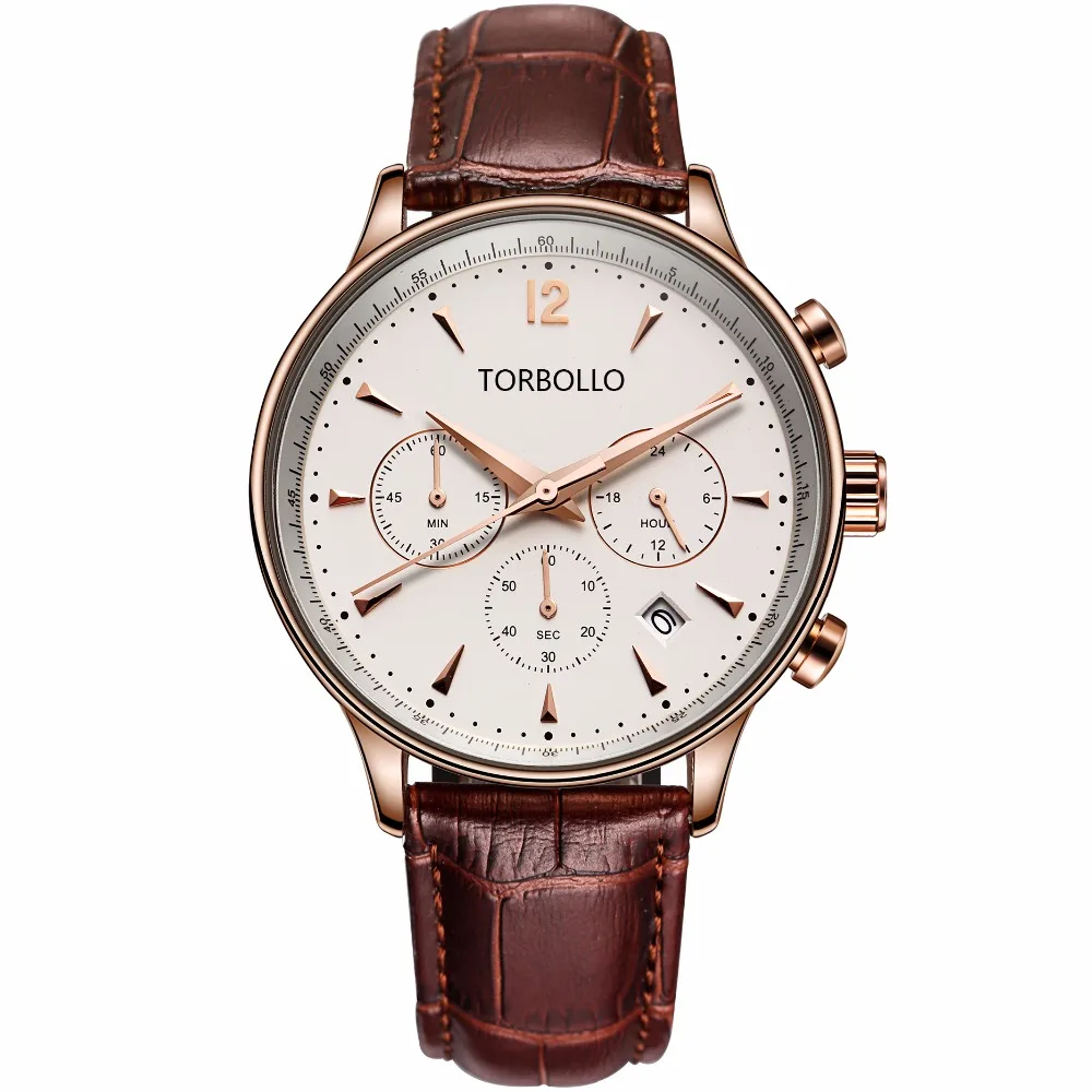 2016 TORBOLLO Brand NEW Genuine Leather Belt Quartz Men Watch Dress Wrist Clocks, Black brown white gold
2016 TORBOLLO Brand NEW Genuine Leather Belt Quartz Men Watch Dress Wrist Clocks, Black brown white gold