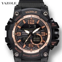 YAZOLE New Sport Watch Men Military Army Famous Brand Electronic Male Wristwatch Digital Wrist Watches For Men Clock Reloges
YAZOLE New Sport Watch Men Military Army Famous Brand Electronic Male Wristwatch Digital Wrist Watches For Men Clock Reloges