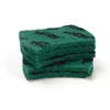 Kitchen clean heavy-duty green printed abrasive scouring pads
