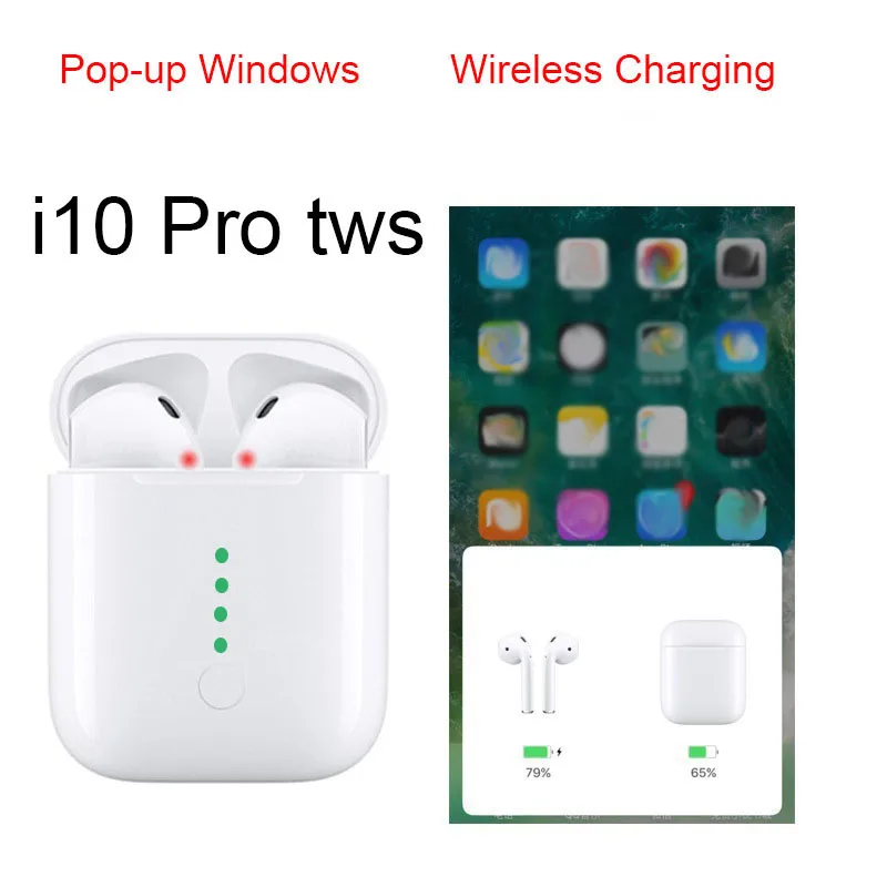 Super Stereo i10 Pro TWS Pop up Bluetooths Earphones Smart Touch Wireless Headphone Headset PK i10 i20
Super Stereo i10 Pro TWS Pop up Bluetooths Earphones Smart Touch Wireless Headphone Headset PK i10 i20