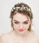 Bridal handcrafted headdress 2018 new wedding hair and floral wedding dress accessories