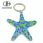 flower shape handmade keychain, cheap hotel key chain for children