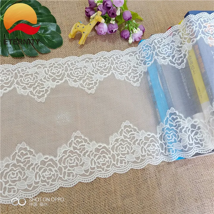 Spandex trimmings lace for underwear and elastic dress 22.5cm L1208
Spandex trimmings lace for underwear and elastic dress 22.5cm L1208
