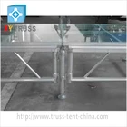 easy mobile aluminum concert plexiglass stage