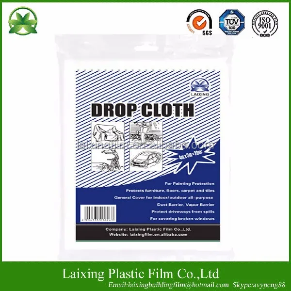 Painter drop cloth/Plastic cover/Plastic cover sheet