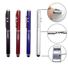 Multi-function Custom Led Light Metal Touch Stylus Laser Pointer Pens