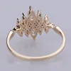 Classic design Marquise cut moissanite 14k solid genuine gold ring for engagement