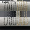 WT-N952 WKT Wholesale Hot Sale custom cubic zircon beads necklace High quality resist tarnish able necklace for gift