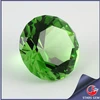 factory price machine cut apple green crystal gemstones for fashion jewerly