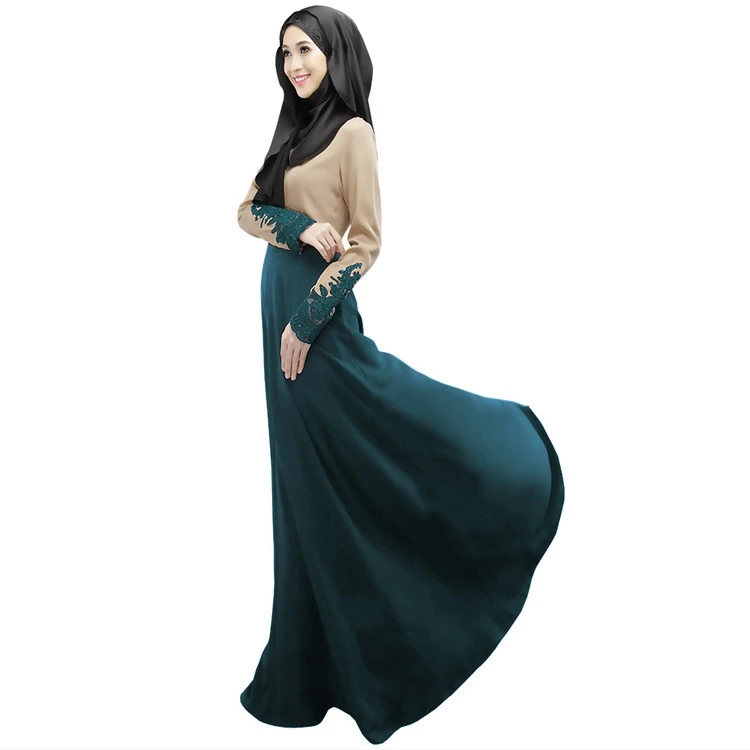 Latest Designs Colored Abayas Cuff Embroidery Women Islamic Clothing Muslim Dress, 5 color
Latest Designs Colored Abayas Cuff Embroidery Women Islamic Clothing Muslim Dress, 5 color