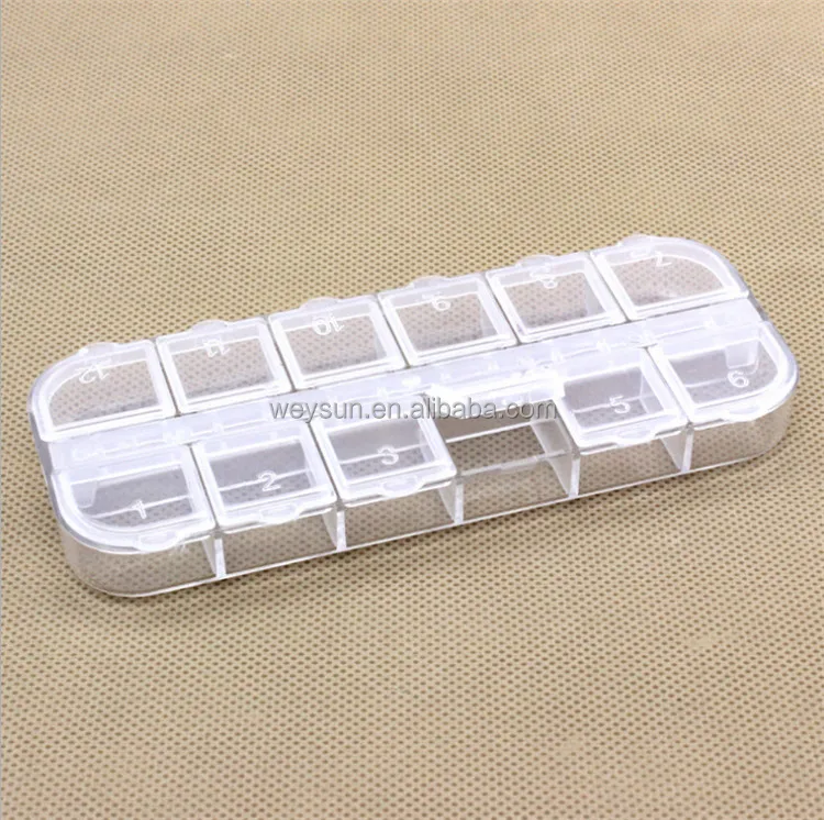 Nail Art 12 Empty Compartment Plastic Storage Box Earring Jewelry Bin Case Container Sewing box, Transparent
Nail Art 12 Empty Compartment Plastic Storage Box Earring Jewelry Bin Case Container Sewing box, Transparent