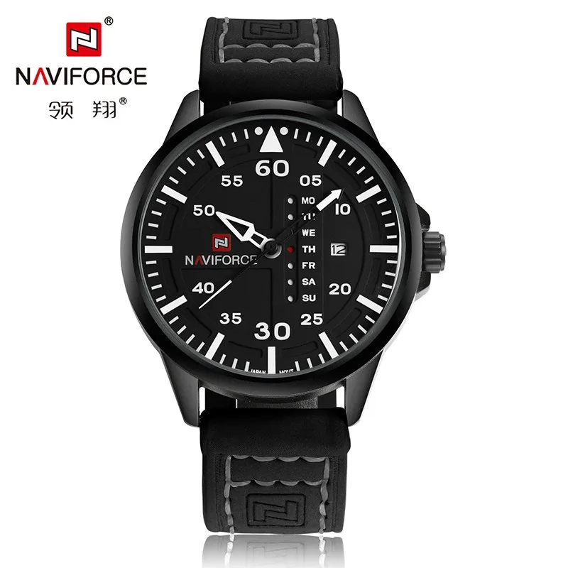 Sport Mens Quartz Wrist Watch NAVIFORCE 9074 Military Watch Clock Leather Strap Date Business Men Watches Relogio masculino 2016
Sport Mens Quartz Wrist Watch NAVIFORCE 9074 Military Watch Clock Leather Strap Date Business Men Watches Relogio masculino 2016