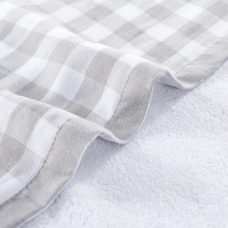 Fashion plaid bath towels,100% cotton towels,large size toallas