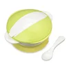 New Design Eco-Friendly Safety Green Blue Plastic Baby Feeding Bowl Set With Spoon