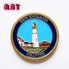 cheap custom 3D gold challenge coins silver gold plated custom metal stamping coins with printing logos