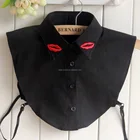 JL0004A Detachable shirt collar white and black cotton neck decorative women garment fake collar shirt