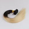 Pre-bonded Keratin Flat Tip Hair Extensions Virgin Remy Cuticle Aligned 100% European Hot Fusion Human Hair Extensions