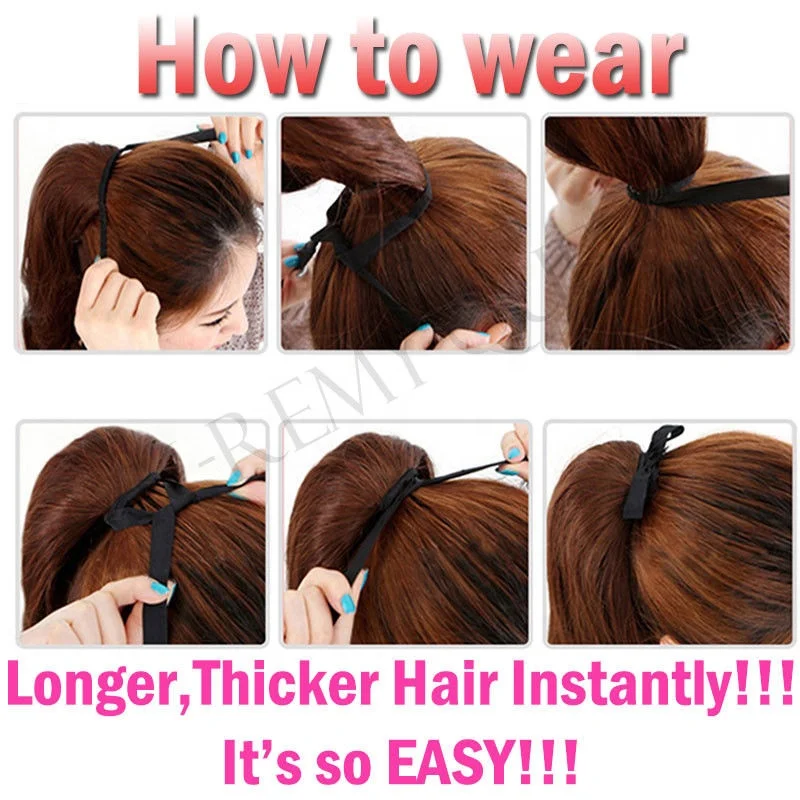 remy ponytail