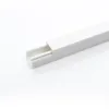 White Color Rohs Lead Free PVC Plastic Electrical Trunking Size