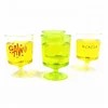 High foot small capacity customize hard disposable plastic cup