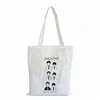 Professional Factory Made Printed Logo Cotton Fabric Shopping Tote Plain Canvas Bag