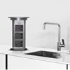 motorized kitchen tabletop socket intelligent Electrical kitchen sockets