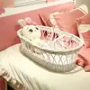 Customized Handmade Wholesale Small Cabinet Baby Decorated Wicker Baskets