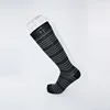 Strip design knee high socks custom socks men