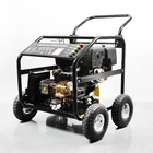 BISON Gasoline Pressure Washer 250Bar 3600PSI Power For Car Cleaning