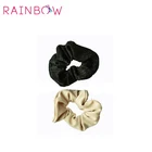 Women hair accessories 2pk scrunchy set/hair elastic/tie for sales