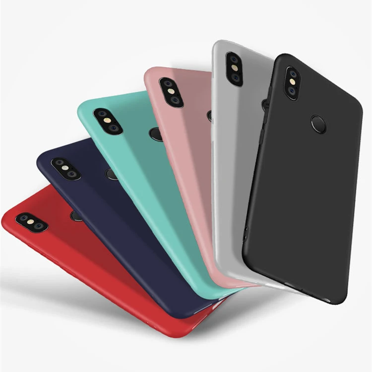 Candy Color Ultra Slim Premium Soft TPU Silicone Case Matte Gel Flexible Back Bumper Cover For Xiaomi Redmi Note 5 Pro