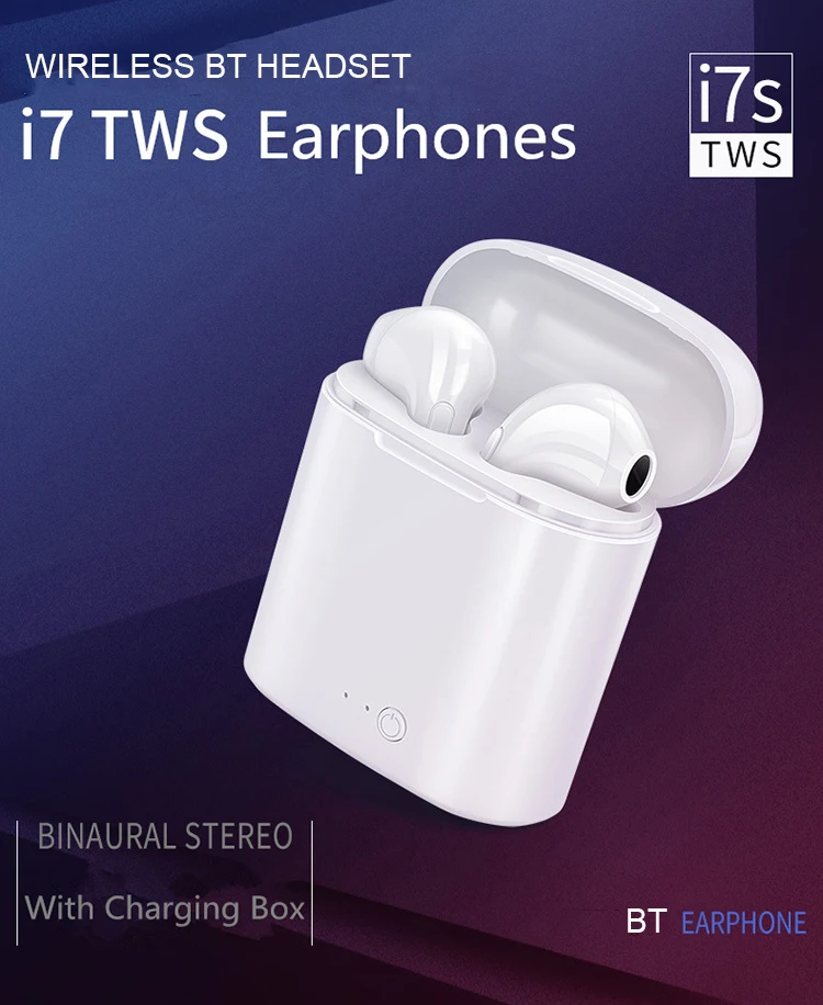 Mini Sport TWS I7s Wireless Earphones I7S TWS Earbuds with Charging Box In Ear Used Mobile Phone - ANKUX.COM