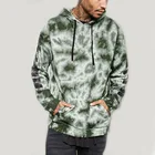 Wholesale high quality oem service fancy design no drawstrings custom no pocket Tie Dye Hoodie