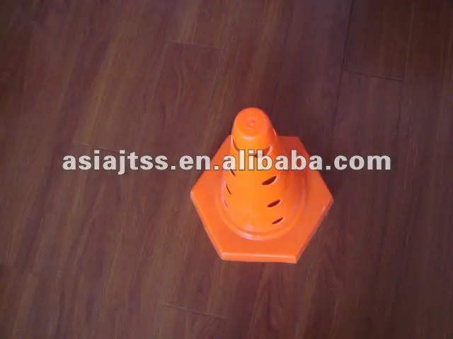 small orange plastic 45cm sports soccer training football cones