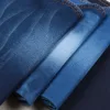 US Europe hot sell dark blue deep indigo satin sateen lady comfort stretch denim fabric