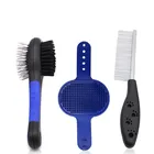 2019 New Arrival 3 in 1 pet bathing/shower grooming wash tool kit/lice comb massage brush for dog and cat