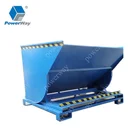 High quality workshop scrap dumping hopper skip bin metal garbage waste container
