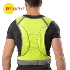 SUNSHINE hi viz flashing led safety work safety vests