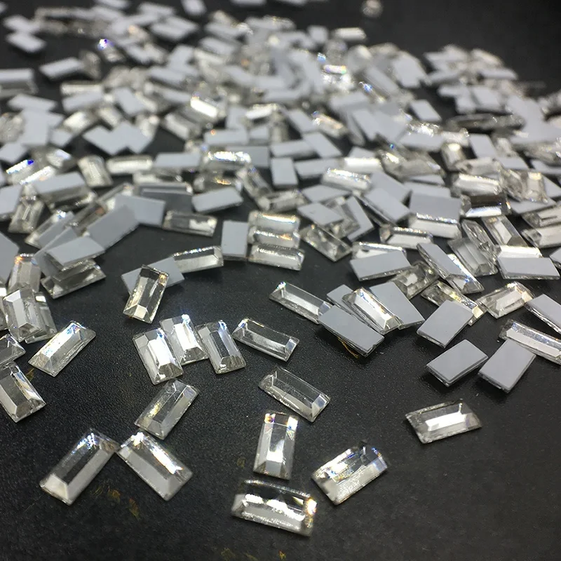 White Foiled Back Rectangle Shape Glass Flats Crystal Nails Rhinestone Buckles Bulk Wholesale
White Foiled Back Rectangle Shape Glass Flats Crystal Nails Rhinestone Buckles Bulk Wholesale