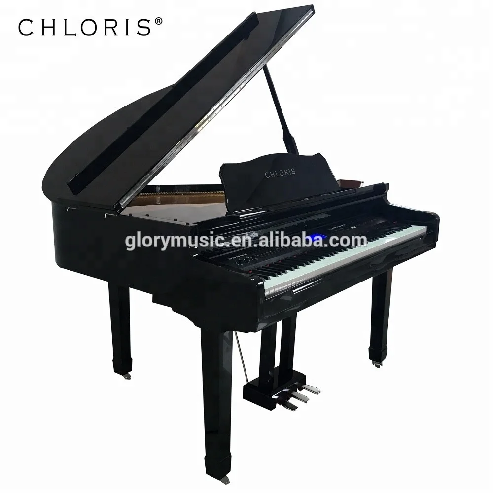 Digital Baby Grand Piano >> Chloris Keyboard Musical Instruments 88 Keys White Baby Grand Piano Digital Baby Grand Piano >> Chloris Keyboard Musical Instruments 88 Keys White Baby Grand Piano