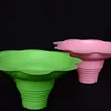 2017 nice wholesale custom disposable plastic flower design ice cream cup for dessert