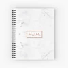 Factory Custom Printing A3 A4 A5 Marble Color Wire Bound Spiral Coil Notebook Diary
