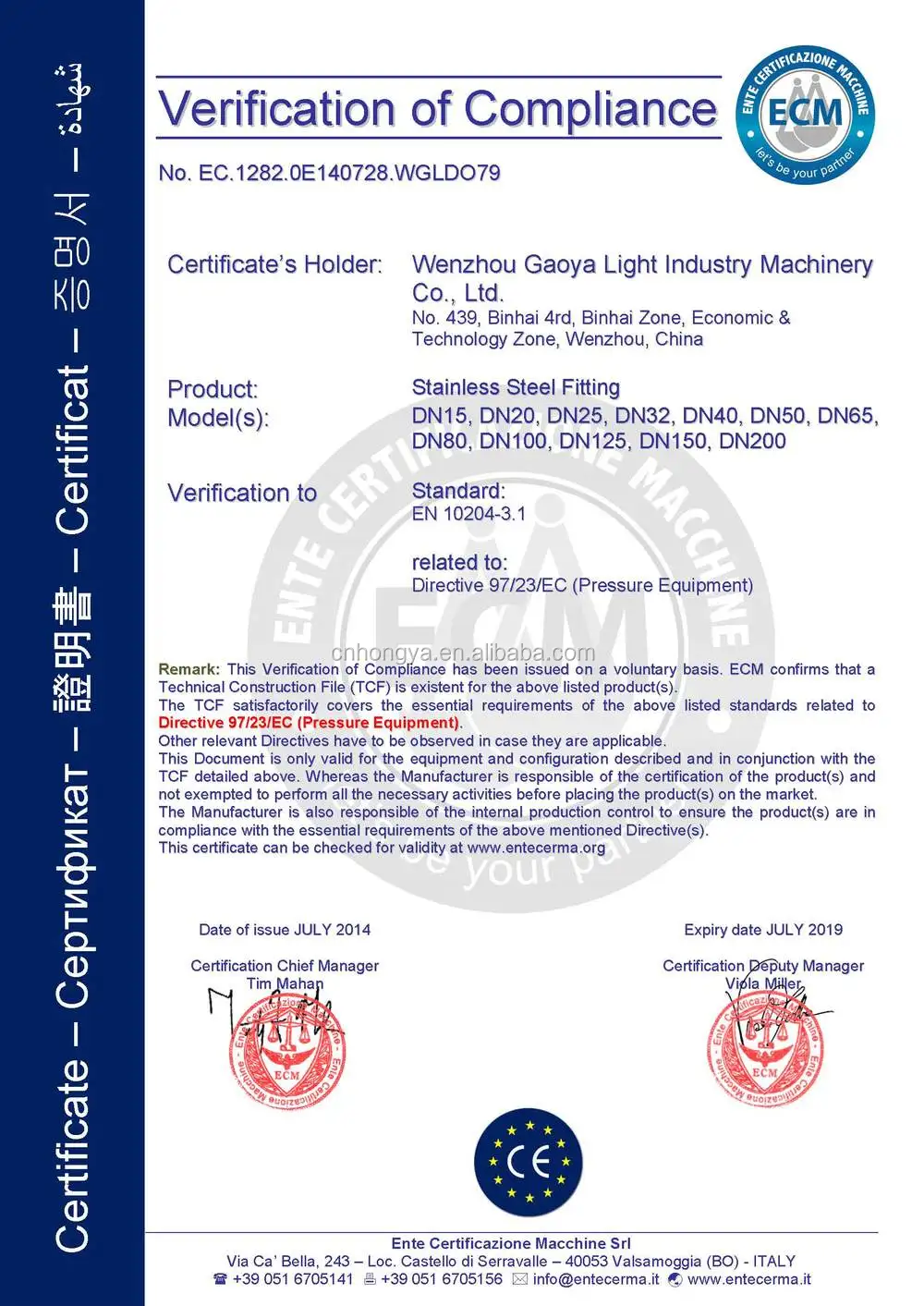 sanitary tri -clamp butterfly valve