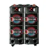 new professional active stage power speaker with color light &blue tooth