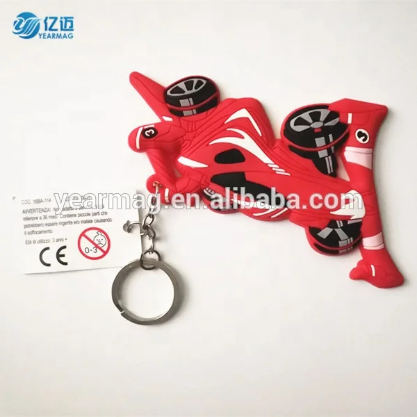 gifts & crafts key chains our double-sided rubber soft pvc