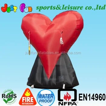 Large Inflatable Heart For Valentine Decoration Use - Buy Inflatable