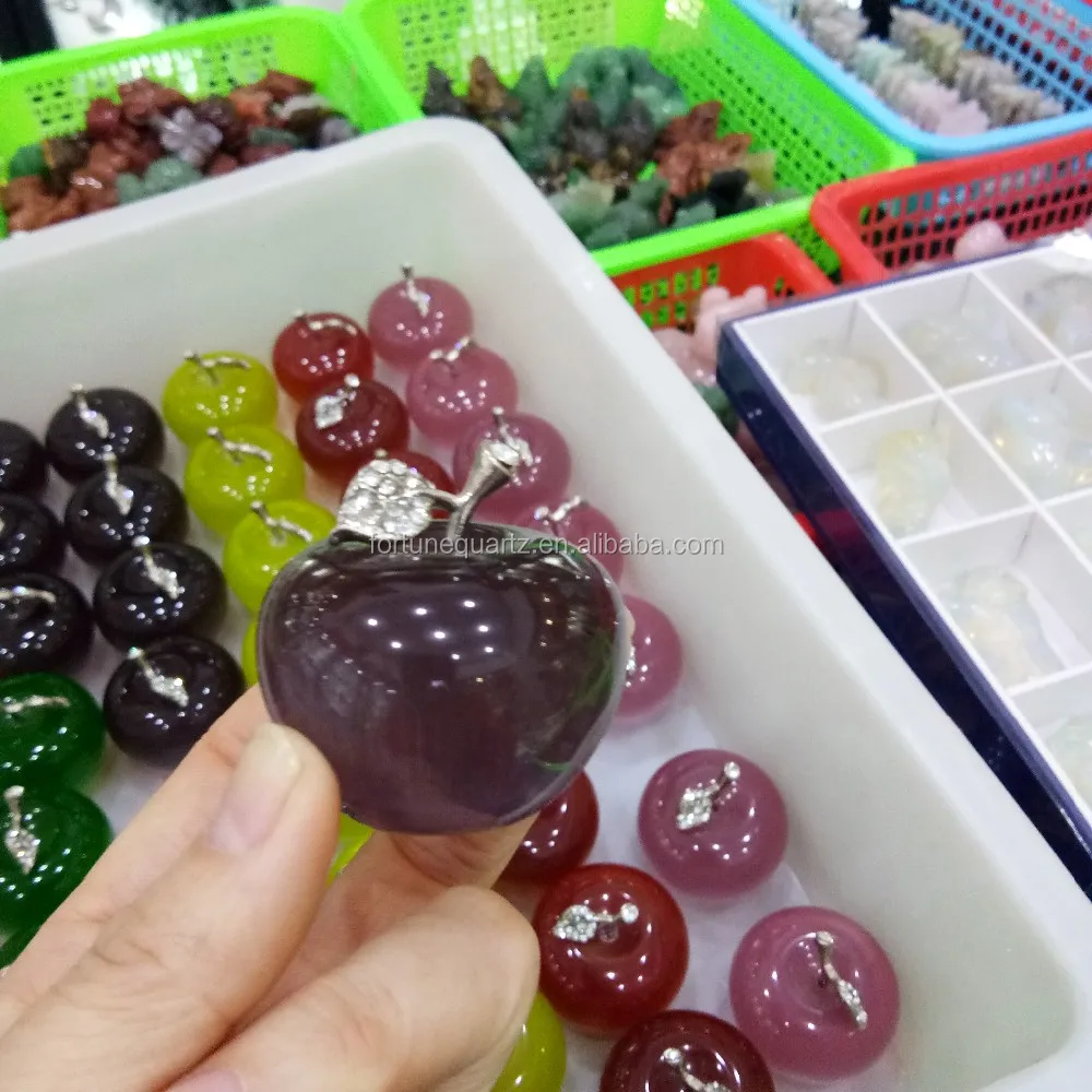 crystal apple for christmas gifts or presents crystal crafts