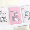 Hot-selling unicorn notebook stationery items A5 soft cover recycled paper notebook