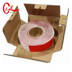 2 Inches Scotc Red White 3M Retro Reflective Tape and Stickers Advanced Road Signs & Safety